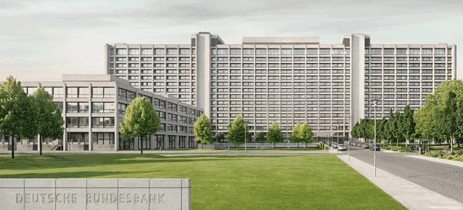 Das Gebäude der Bundesbank